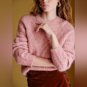 Sezane Jake Jumper Medium Rosewood - Size XXL